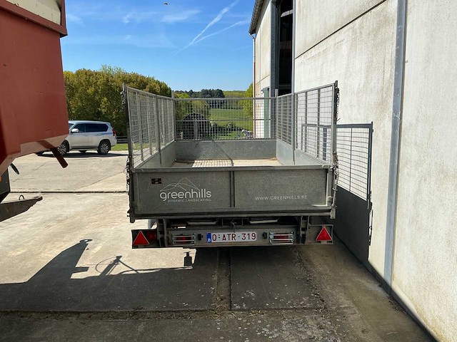 2008 ifor williams dubbel asser geremd met hydraulische laadbak tt126g aanhangwagen - afbeelding 23 van  33