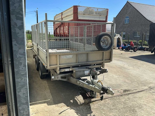 2008 ifor williams dubbel asser geremd met hydraulische laadbak tt126g aanhangwagen - afbeelding 28 van  33