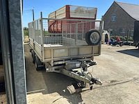 2008 ifor williams dubbel asser geremd met hydraulische laadbak tt126g aanhangwagen - afbeelding 28 van  33