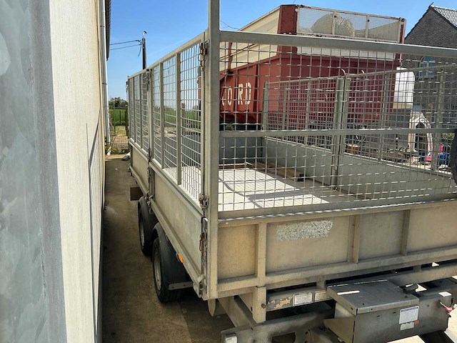 2008 ifor williams dubbel asser geremd met hydraulische laadbak tt126g aanhangwagen - afbeelding 29 van  33