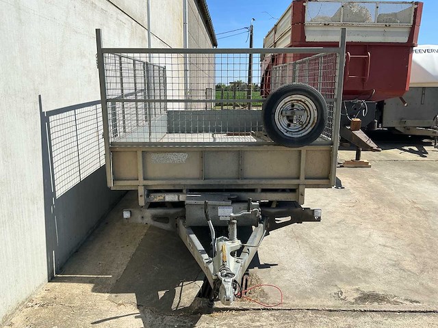 2008 ifor williams dubbel asser geremd met hydraulische laadbak tt126g aanhangwagen - afbeelding 32 van  33
