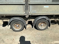 2008 ifor williams dubbel asser geremd met hydraulische laadbak tt126g aanhangwagen - afbeelding 1 van  4