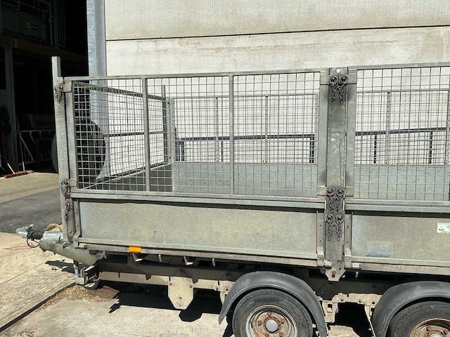 2008 ifor williams dubbel asser geremd met hydraulische laadbak tt126g aanhangwagen - afbeelding 2 van  4