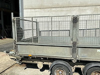 2008 ifor williams dubbel asser geremd met hydraulische laadbak tt126g aanhangwagen - afbeelding 2 van  4