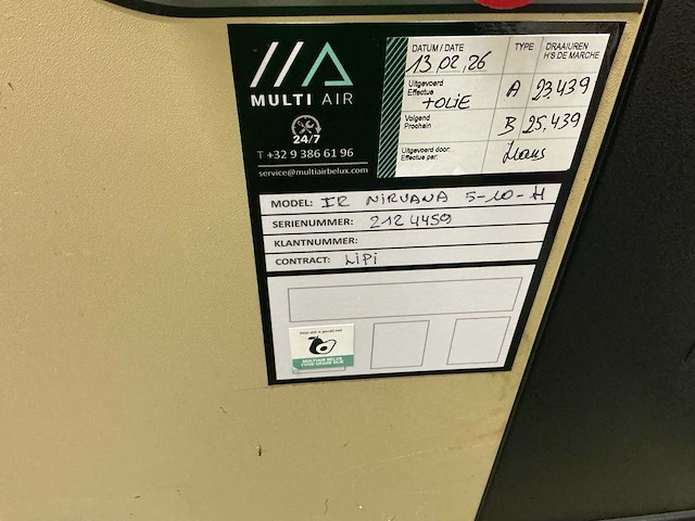 2008 ingersoll rand schroefcompressor - afbeelding 5 van  7