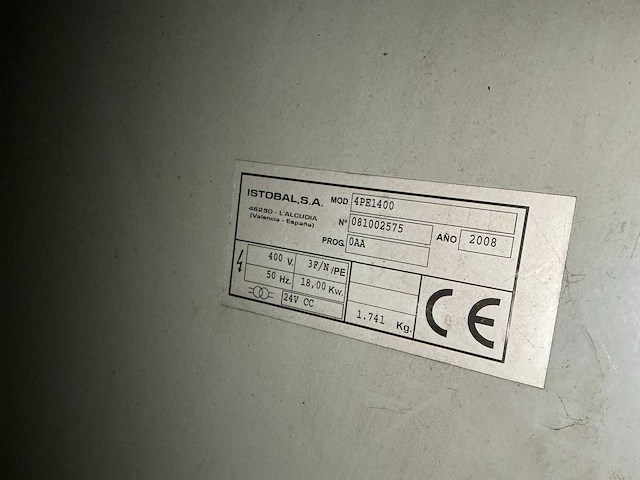 2008 istobal m9+ (4pe1400) autowasstraat - afbeelding 12 van  14