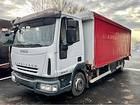 2008 iveco eurocargo 120el18 - zeilwagen hydraulische laadklep - 140000km - afbeelding 1 van  46