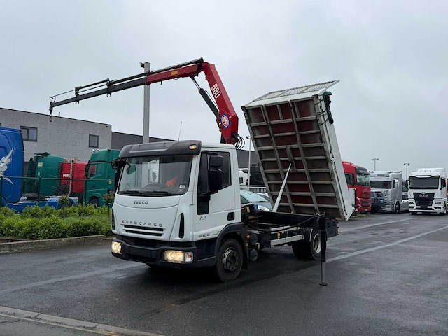 2008 iveco eurocargo kipper - 81 744km vrachtwagen - afbeelding 1 van  1