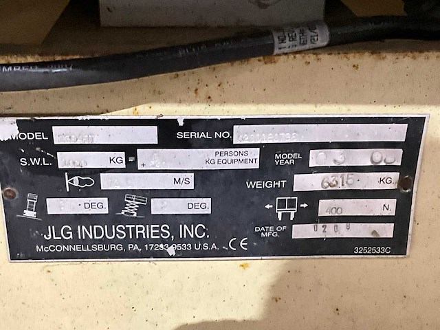2008 jlg 3394rt schaarlift hoogwerker - afbeelding 8 van  17