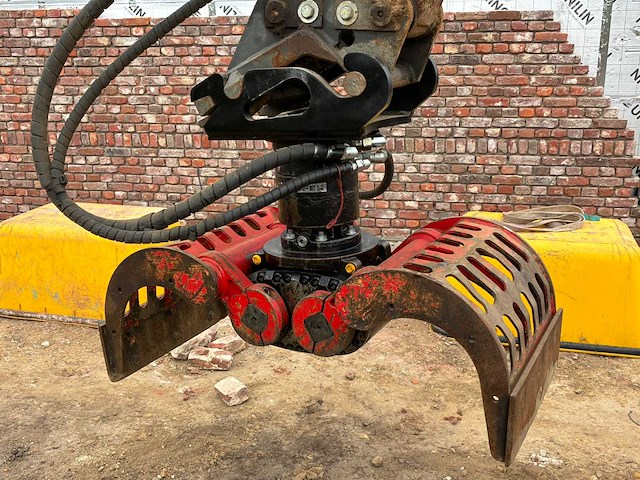 2008 kinshofer hydraulische sloop- sorteergrijper - 360° rotator + 2 graafbakken - afbeelding 1 van  8