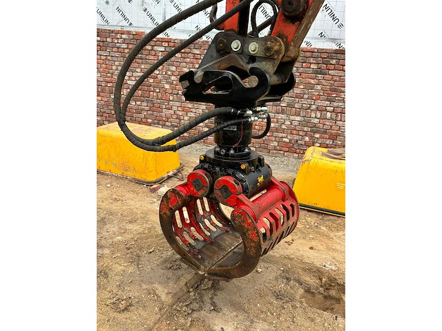 2008 kinshofer hydraulische sloop- sorteergrijper - 360° rotator + 2 graafbakken - afbeelding 2 van  8
