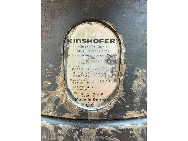 2008 kinshofer hydraulische sloop- sorteergrijper - 360° rotator + 2 graafbakken - afbeelding 4 van  8