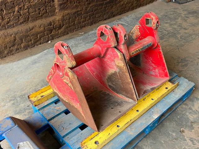 2008 kinshofer hydraulische sloop- sorteergrijper - 360° rotator + 2 graafbakken - afbeelding 7 van  8