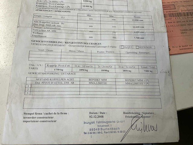 2008 kogel s24 oplegger - afbeelding 17 van  31