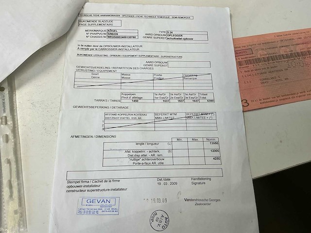 2008 kogel s24 oplegger - afbeelding 18 van  31