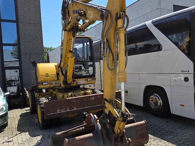 2008 komatsu pw110r-1 - mobiele wielgraafmachine - afbeelding 13 van  16