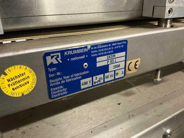 2008 krumbein sksm snijmachine - afbeelding 3 van  11