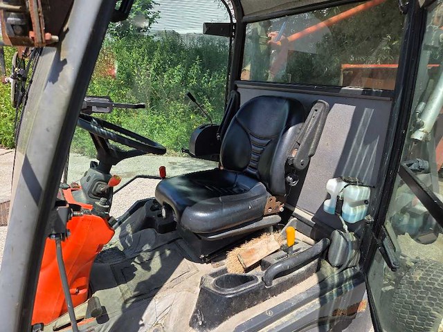 2008 kubota f2880 4x4 professionele frontmaaier met opvangbak en hoogtelosser - afbeelding 12 van  12