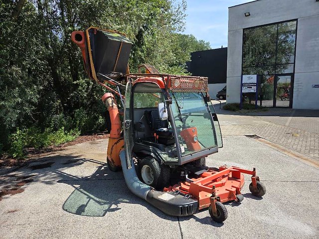 2008 kubota f2880 4x4 professionele frontmaaier met opvangbak en hoogtelosser - afbeelding 3 van  5