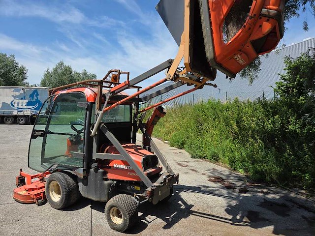 2008 kubota f2880 4x4 professionele frontmaaier met opvangbak en hoogtelosser - afbeelding 4 van  5