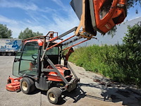 2008 kubota f2880 4x4 professionele frontmaaier met opvangbak en hoogtelosser - afbeelding 4 van  5