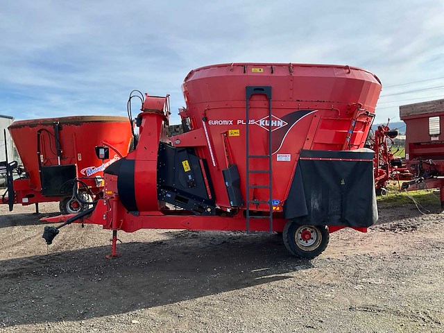 2008 kuhn euromix plus euvi 73 stroblaasmixer trailer - afbeelding 2 van  25
