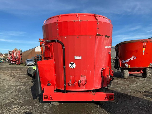 2008 kuhn euromix plus euvi 73 stroblaasmixer trailer - afbeelding 4 van  25