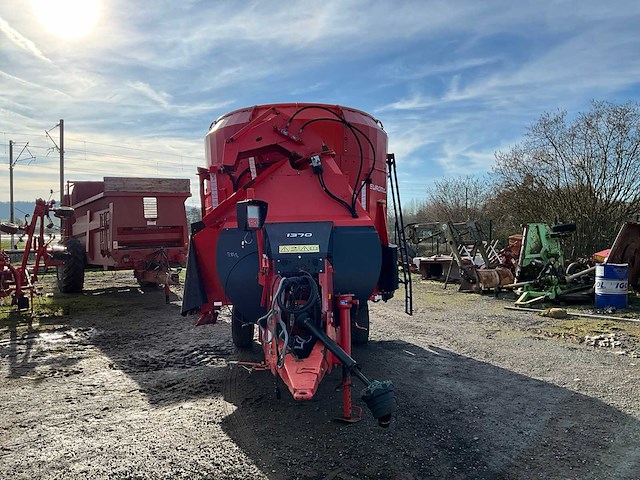 2008 kuhn euromix plus euvi 73 stroblaasmixer trailer - afbeelding 8 van  25