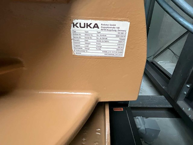 2008 kuka krc industriële robot (2x) - afbeelding 3 van  12