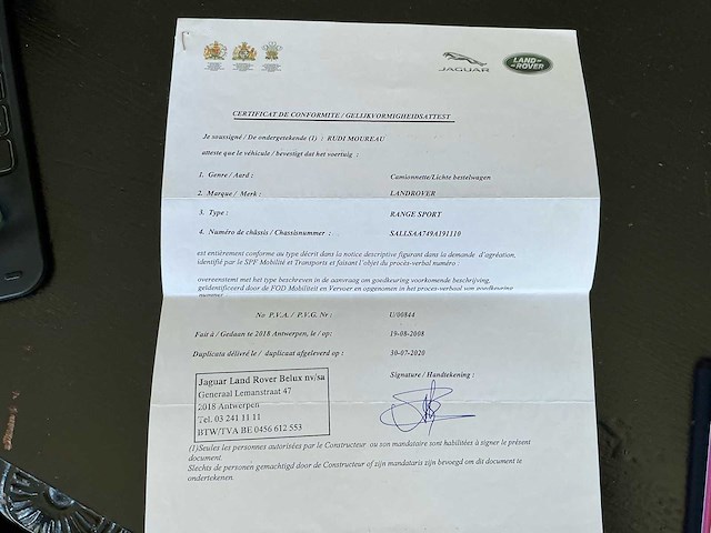 2008 landrover range sport lichte vracht personenauto - afbeelding 37 van  45