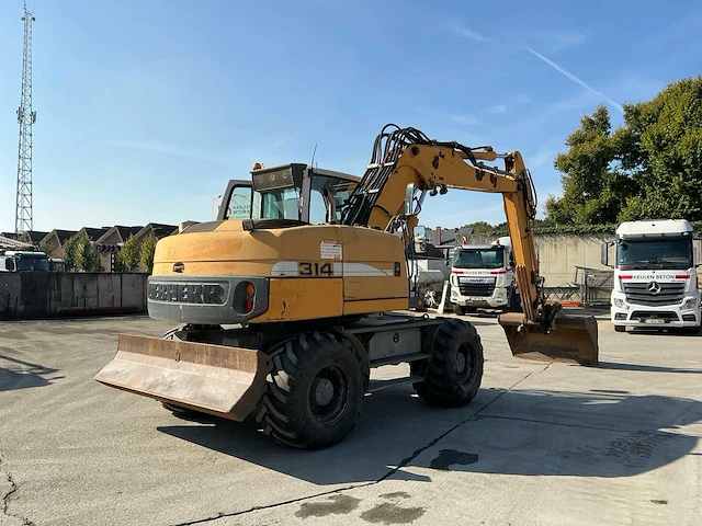 2008 liebherr 314 banden graafmachine - afbeelding 19 van  22