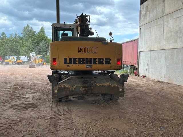 2008 liebherr 900 banden graafmachine - afbeelding 16 van  21