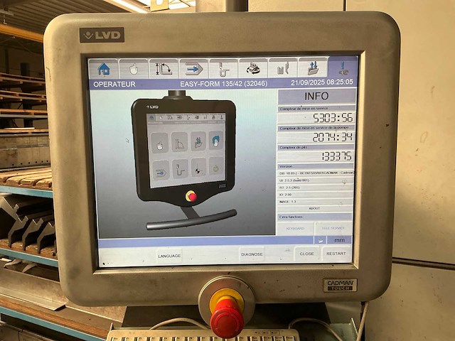 2008 lvd ppeb135/42 cnc plooimachine - afbeelding 2 van  10