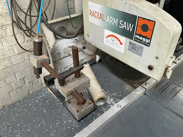 2008 maggi junior 640 radiaalafkortzaagmachine - afbeelding 6 van  8
