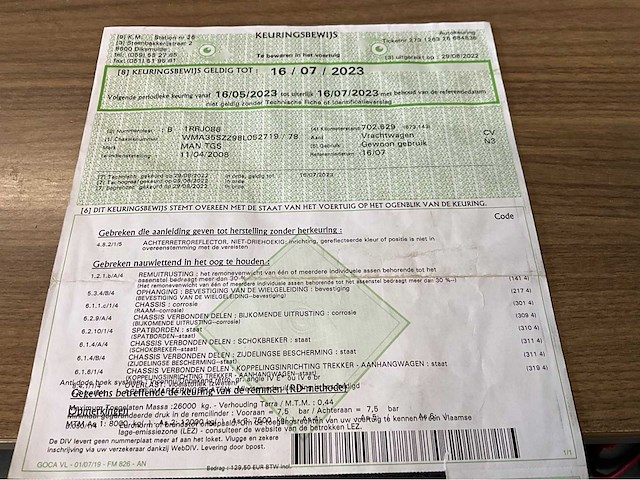 2008 man tgs26.360 haaksysteem - airco - afbeelding 43 van  48
