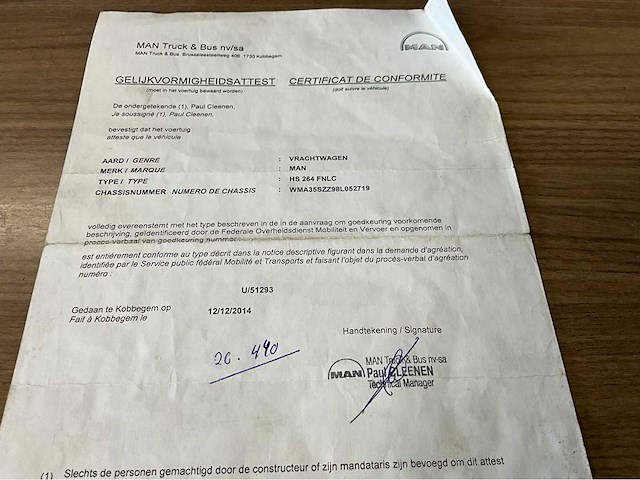 2008 man tgs26.360 haaksysteem - airco - afbeelding 21 van  27