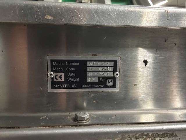2008 manter vp16000 weeg- en sorteerinstallatie - afbeelding 14 van  19
