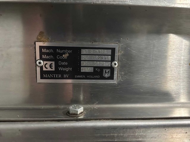 2008 manter vp16000 weeg- en sorteerinstallatie - afbeelding 15 van  19