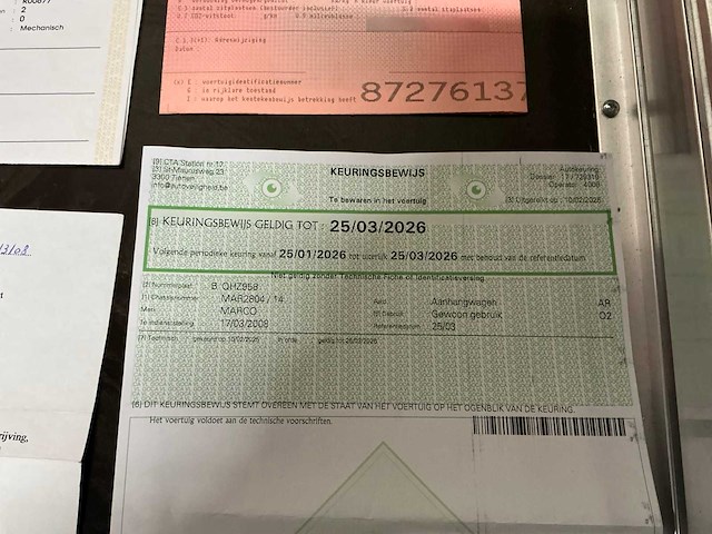 2008 marco ac20ta aanhangwagen - afbeelding 5 van  16