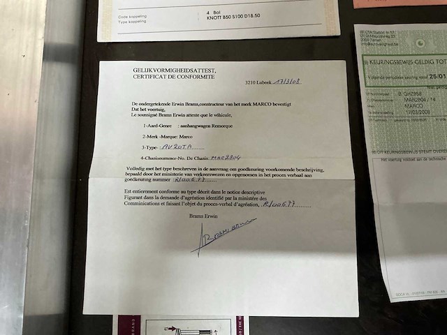 2008 marco ac20ta aanhangwagen - afbeelding 8 van  16