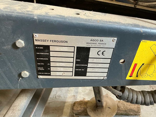 2008 massey ferguson mf 169 balenpers - afbeelding 39 van  40
