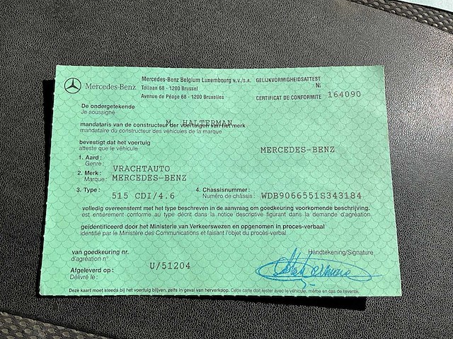 2008 mercedes-benz 515 cdi/4.6 vrachtwagen - afbeelding 39 van  47