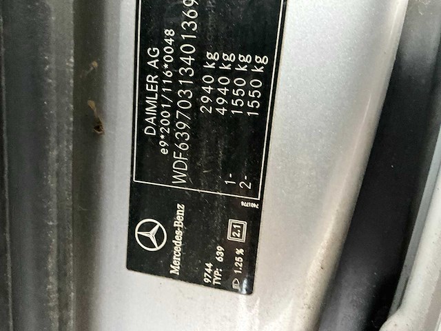2008 mercedes-benz vito - afbeelding 11 van  36