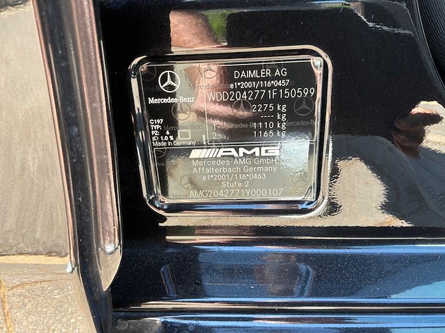 2008 mercedes c63 204 k personenauto - afbeelding 28 van  39