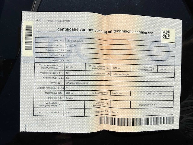 2008 mercedes c63 204 k personenauto - afbeelding 37 van  39