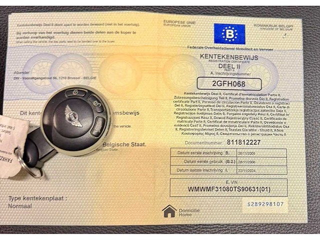 2008 mini cooper mf31 aa personenauto - afbeelding 13 van  21