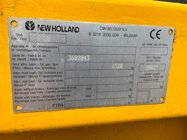 2008 new holland cx8050 maaidorser - afbeelding 7 van  12