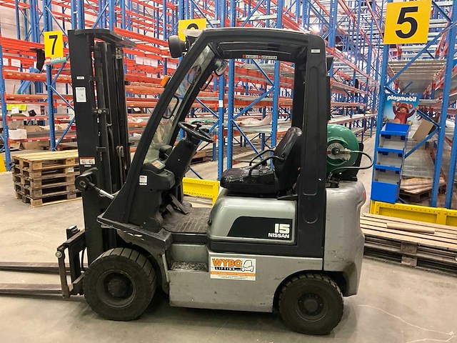 2008 nissan p1d1a15lq vorkheftruck - afbeelding 11 van  11