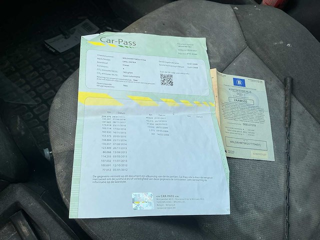 2008 opel zafira 1.9 cdti personenauto - afbeelding 20 van  27