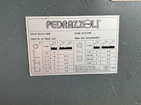 2008 pedrazzoli sn340 bandzaagmachine met neertrekmechanisme - afbeelding 4 van  6